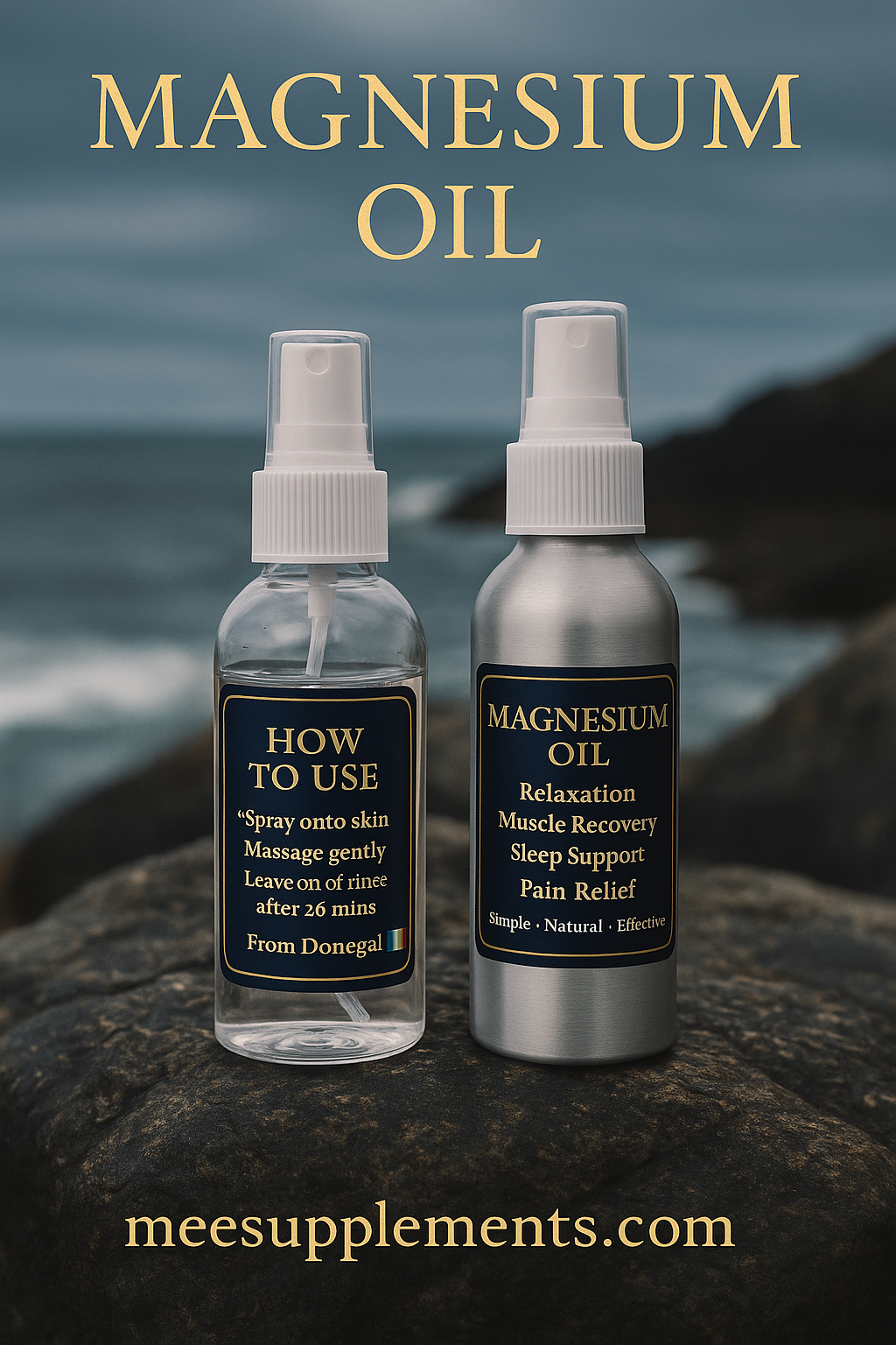 Magnesium oil spray 150ml bottle ￼