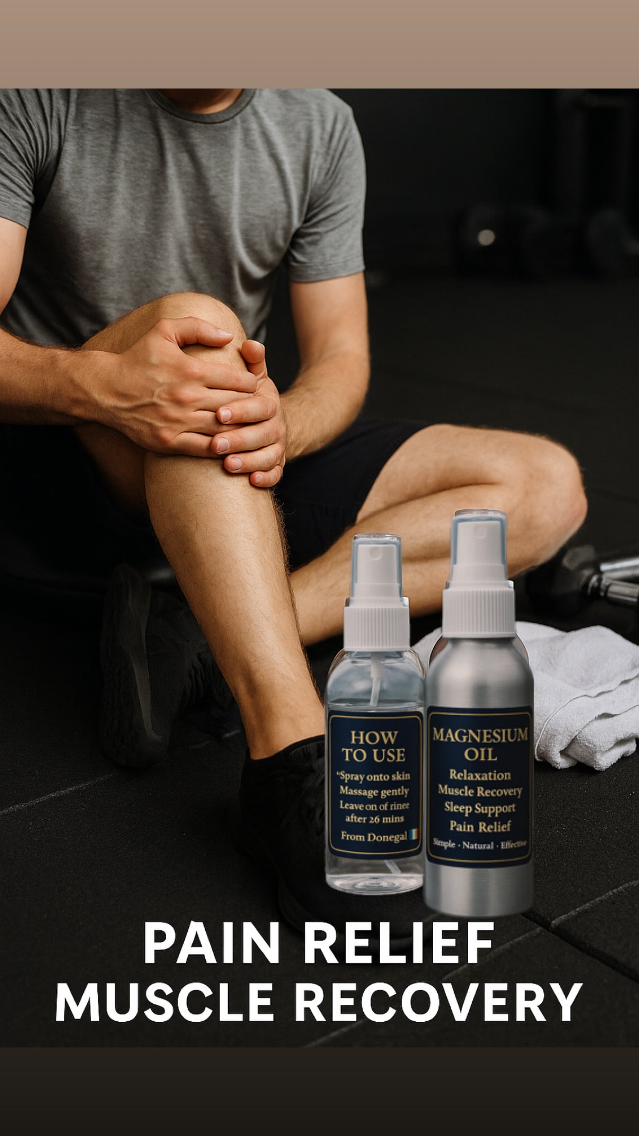 Magnesium oil spray 150ml bottle ￼